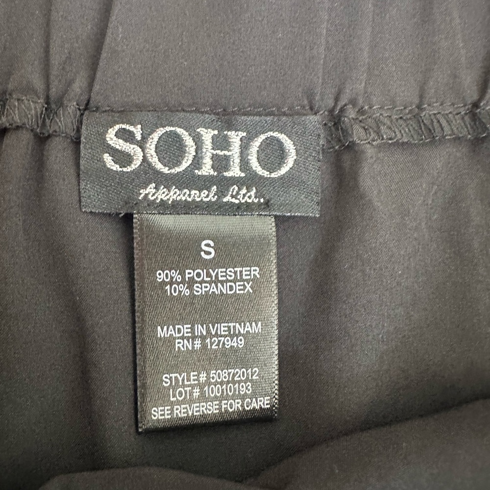 Soho Skort Black W/Tie @Waist Size Small - Worn Once - Picture 4 of 7